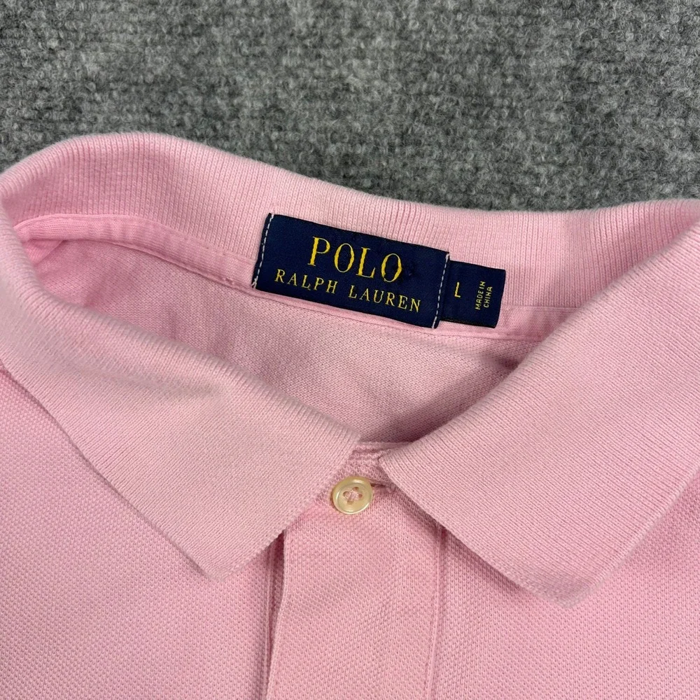Polo Ralph Lauren Polo Shirts Mens L Multicolor Bundle Short Sleeve Cotton Pique